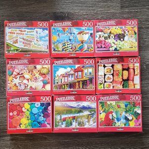 19 Disney and Puzzleburg 500pc puzzles